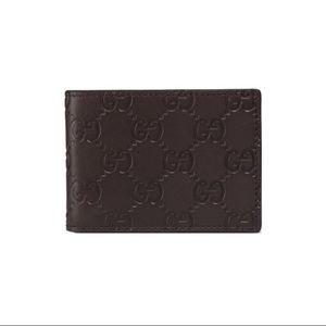 Gucci GG Guccissima Brown Bi-fold Wallet